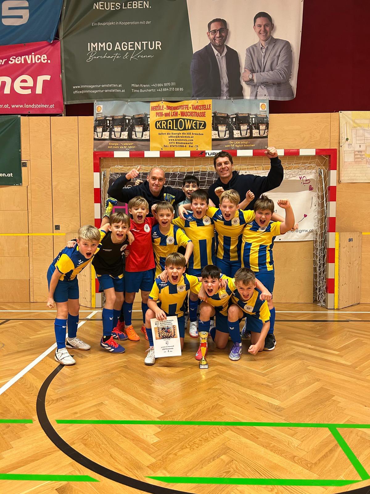U10 / U9 / U8 – Hallenturnier-Wochenende in Blindenmarkt